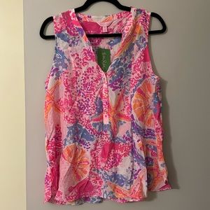 Sleeveless Lilly Pulitzer blouse
